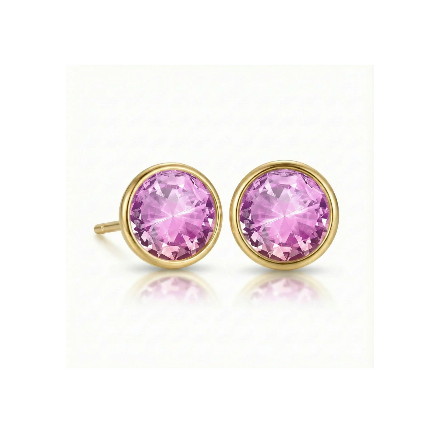 Aurora Crystal Jewelry Halo Crystal Studs