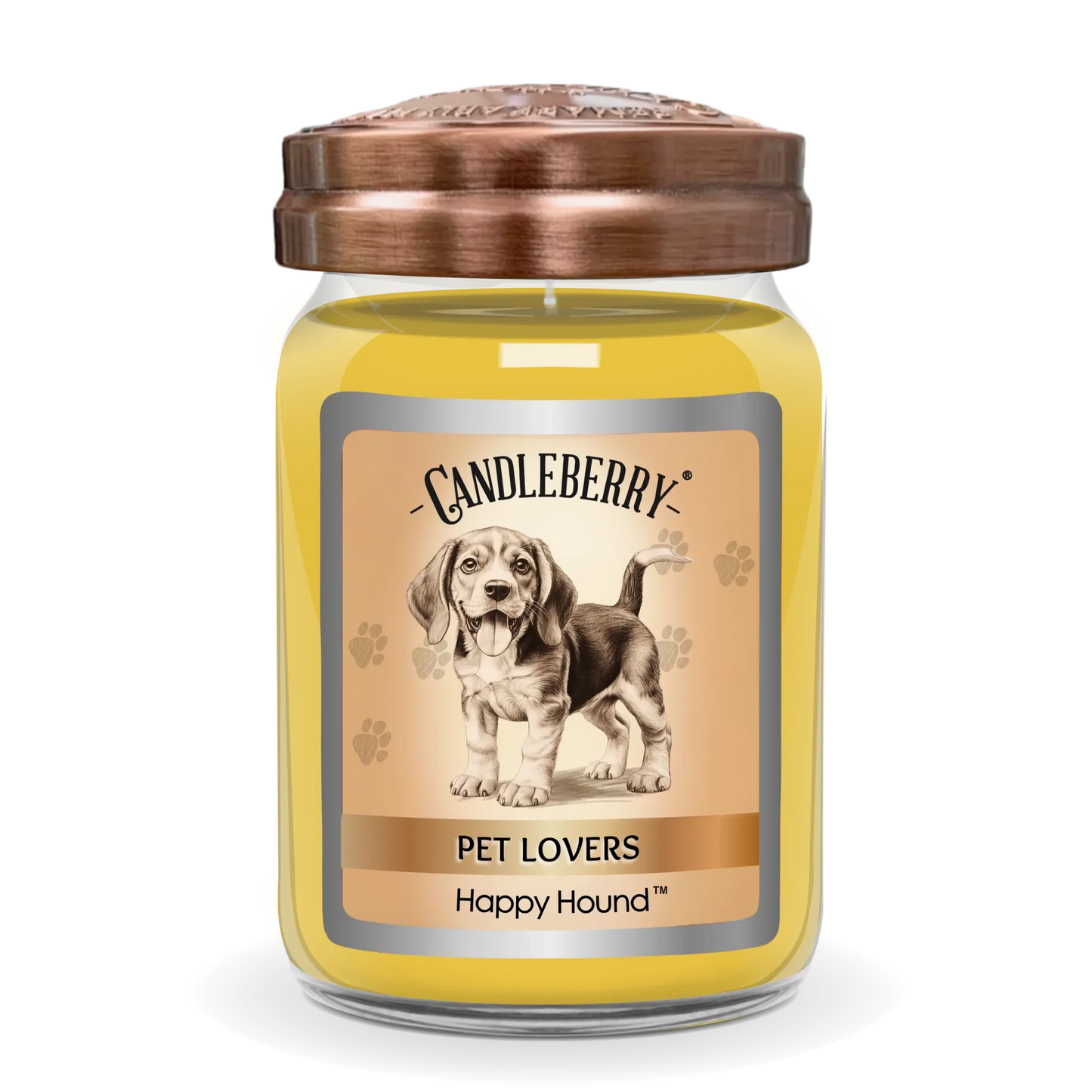The Candleberry Company Dog Lovers Large Jar Candle