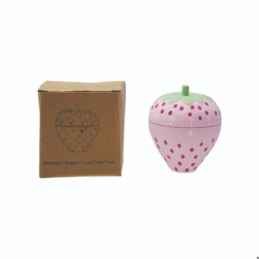 Hazel Mazel Plastic Strawberry Shaped Kitchen Timer