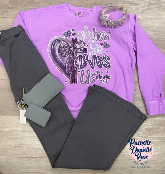 Oh How He Loves Us Crewneck Sweatshirt