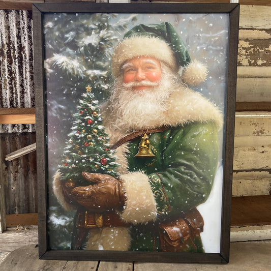 Green Santa Box Frame
