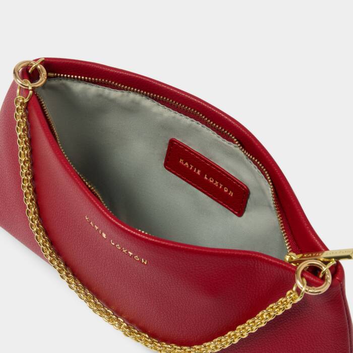 Katie Loxton Margot Clutch- Garnet Red