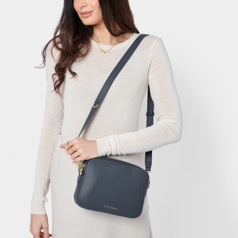 Katie Loxton Hana Crossbody Bag- Slate Blue