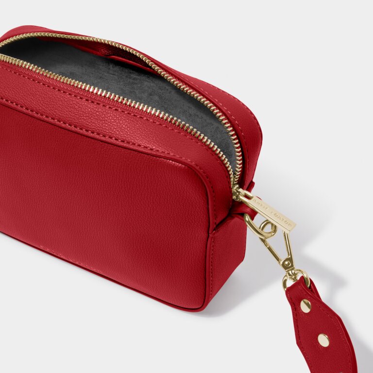 Katie Loxton Zana Mini Crossbody Bag- Garnet Red