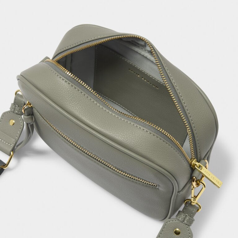 Katie Loxton Hallie Crossbody Bag- Graphite Green