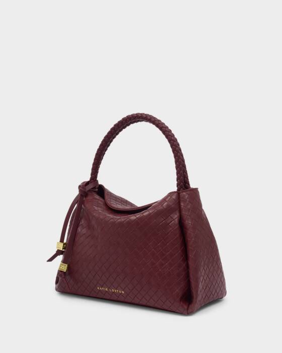 Nova Woven Texture Top Handle Bag