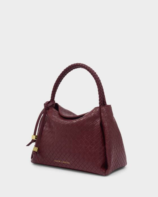 Nova Woven Texture Top Handle Bag