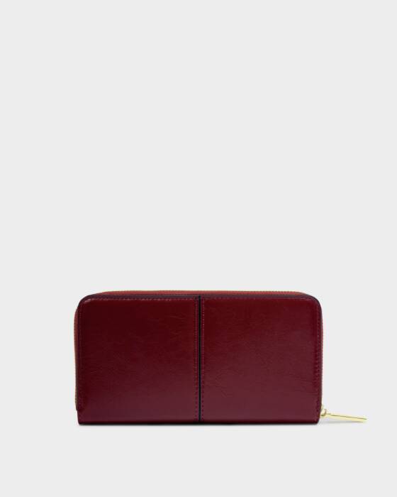 Katie Loxton Laila Patent Crackle Purse- Cherry