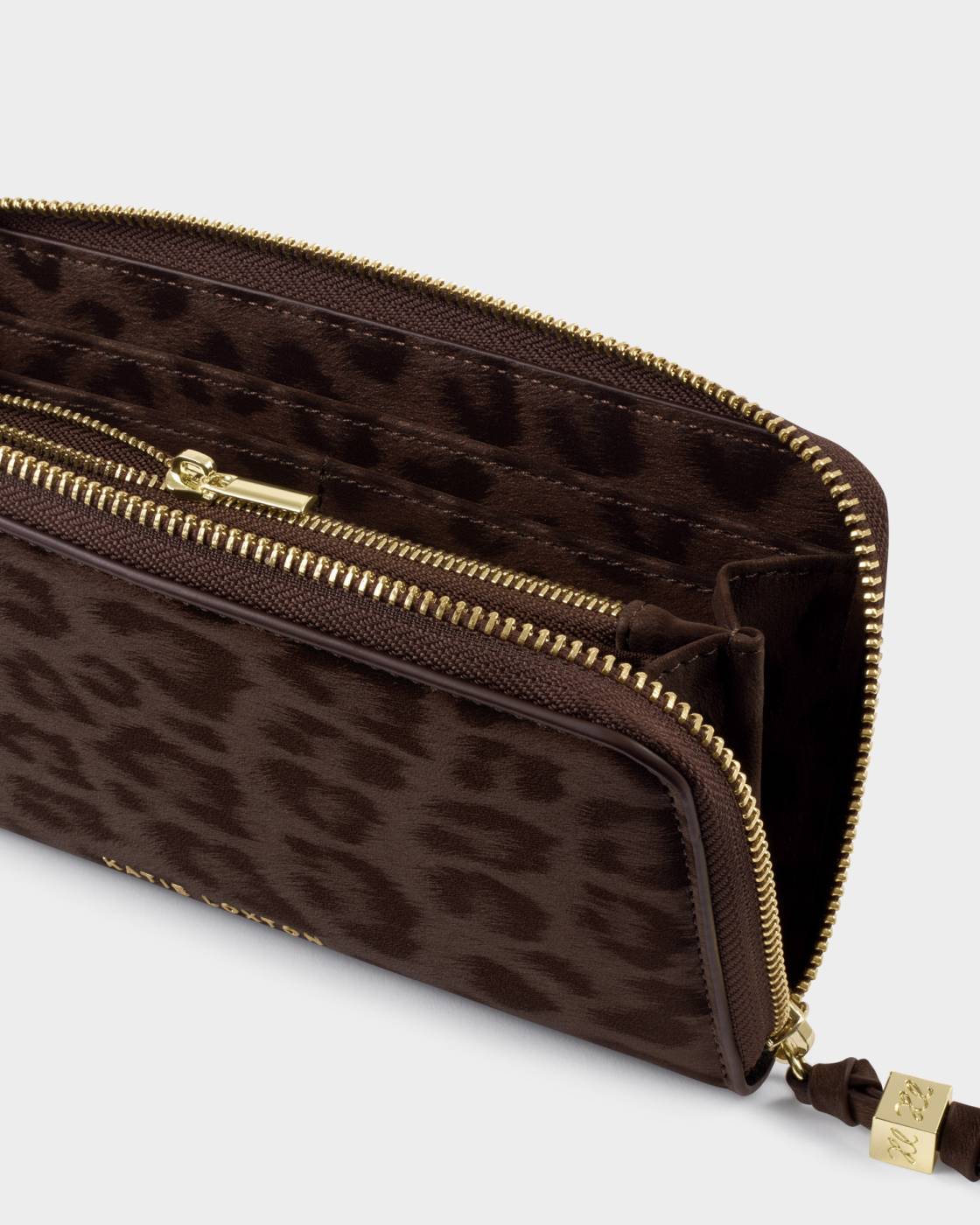 Katie Loxton Large Chocolate Leopard Wallet