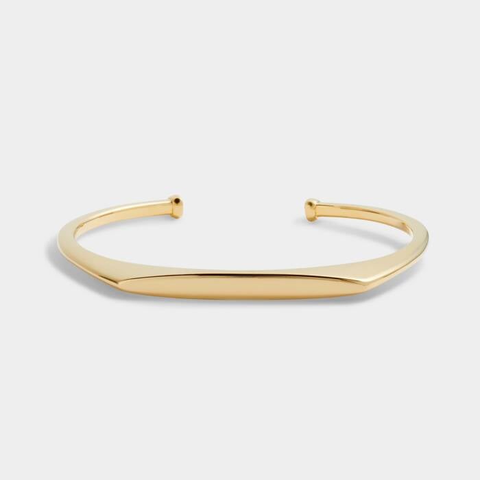 Signet Waterproof Gold Bangle