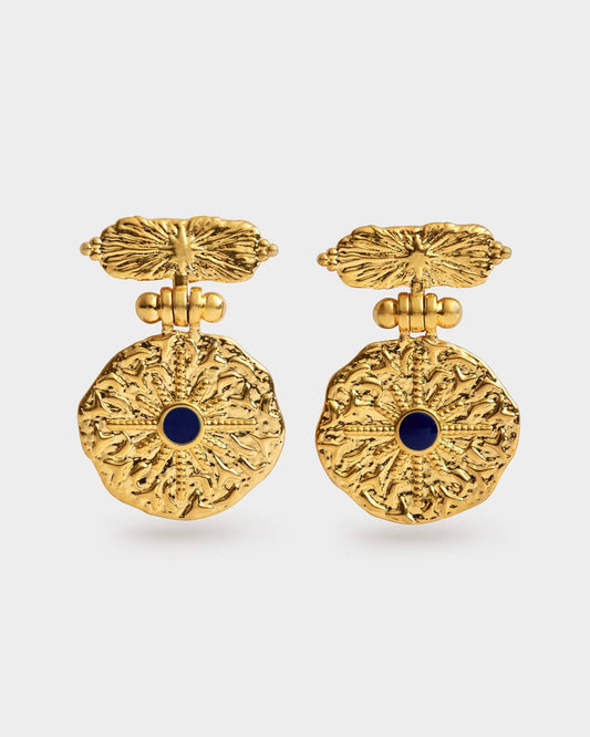 Katie Loxton Midnight Solesi Waterproof Gold Earrings