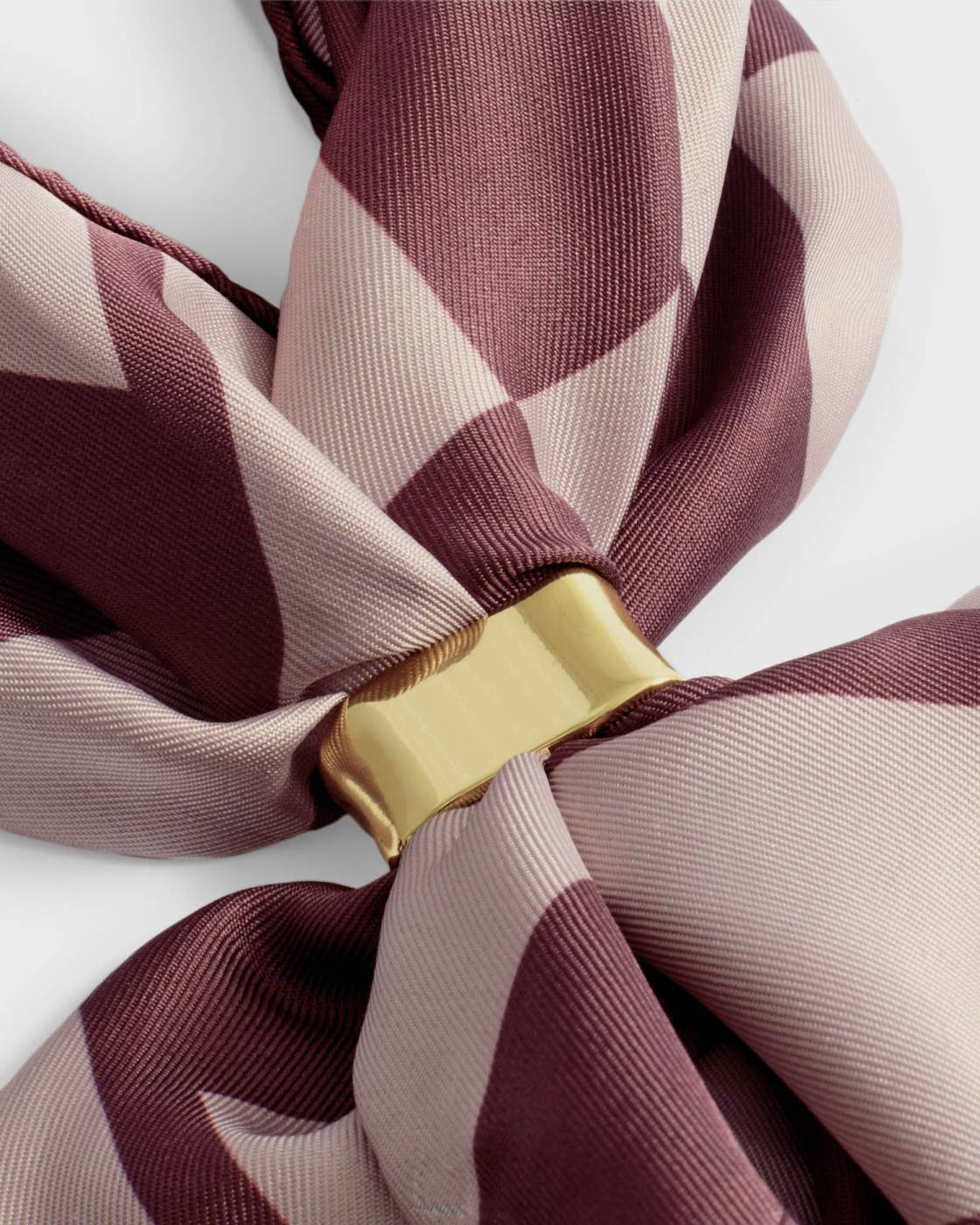 Katie Loxton Satin Multiway Scarf- Pink/Cherry