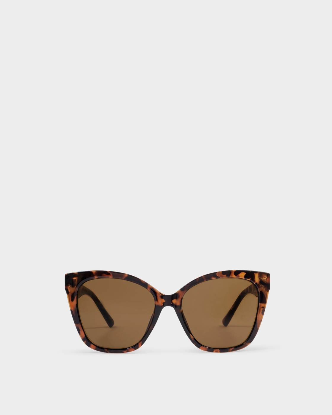 Katie Loxton Mykonos Oversized Cat-Eye Sunglasses- Dark Tortoiseshell