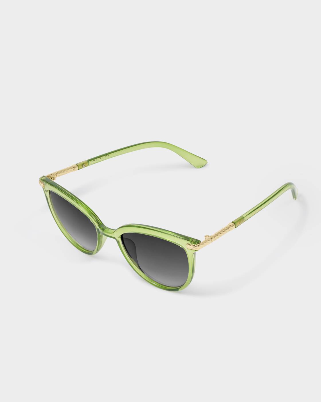 Katie Loxton Ravello Round Sunglasses- Transparent Green
