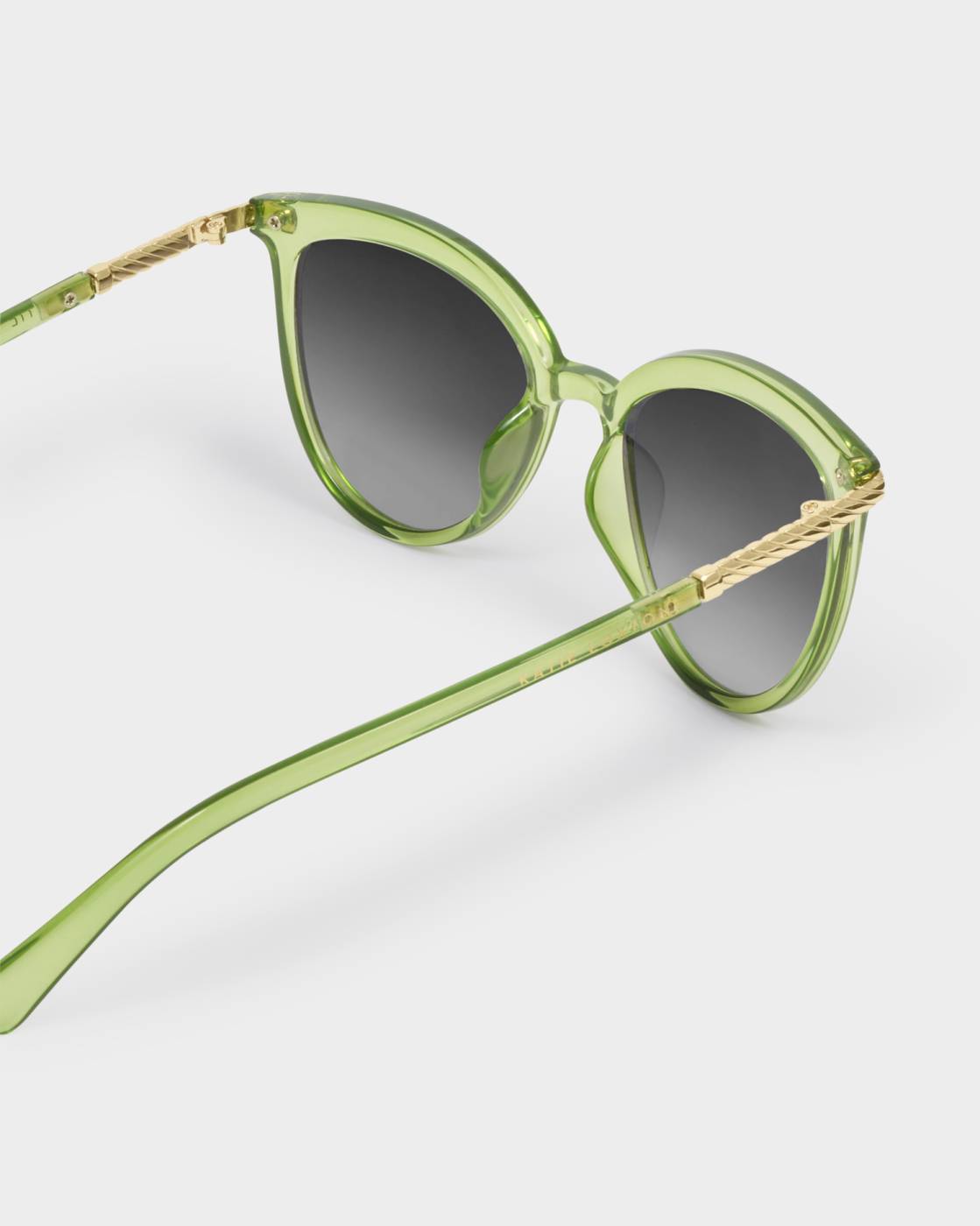 Katie Loxton Ravello Round Sunglasses- Transparent Green