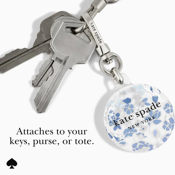 Case Mate Kate Spade AirTag Case- Flowerbed Blue