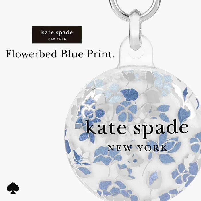 Case Mate Kate Spade AirTag Case- Flowerbed Blue