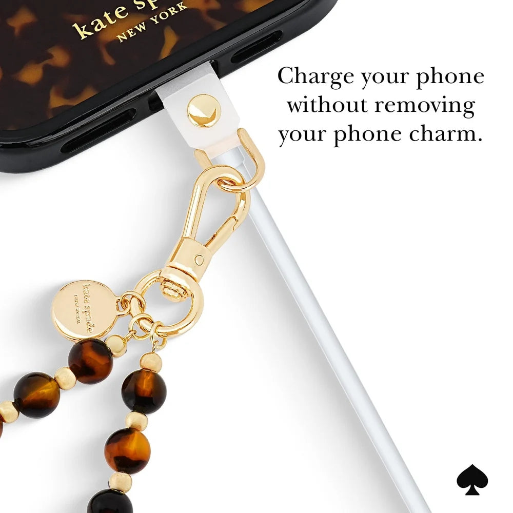 Case Mate Kate Spade New York Tortoise Phone Charm
