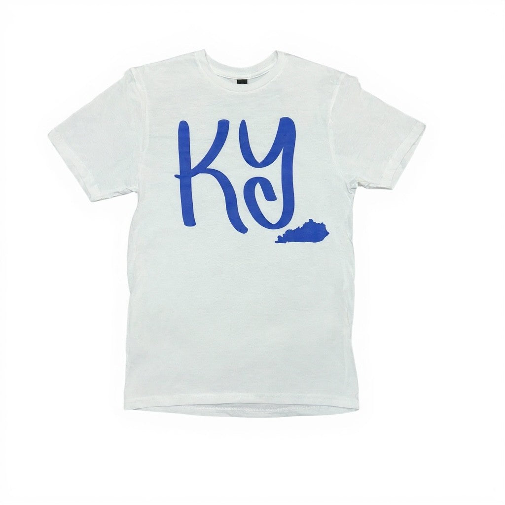 White KY Crewneck Tshirt