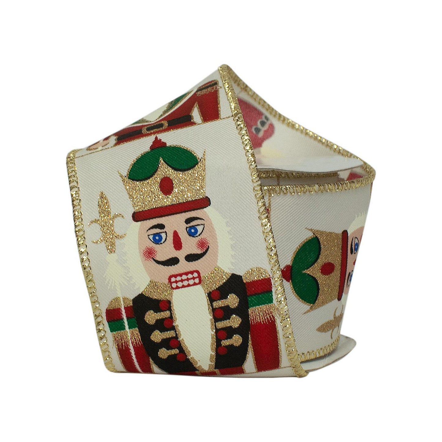 2 1/2" Wired Nutcracker Ribbon