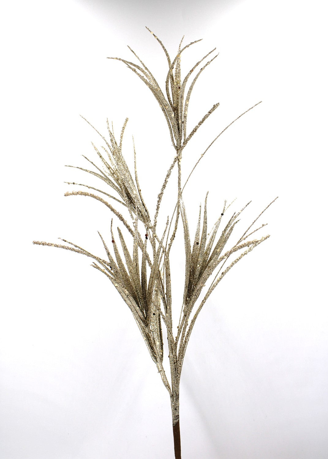 29.5" Gold Glittered Grass Stem