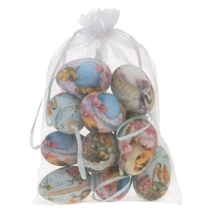Chicks and Bunnies Bagged Easter Eggs