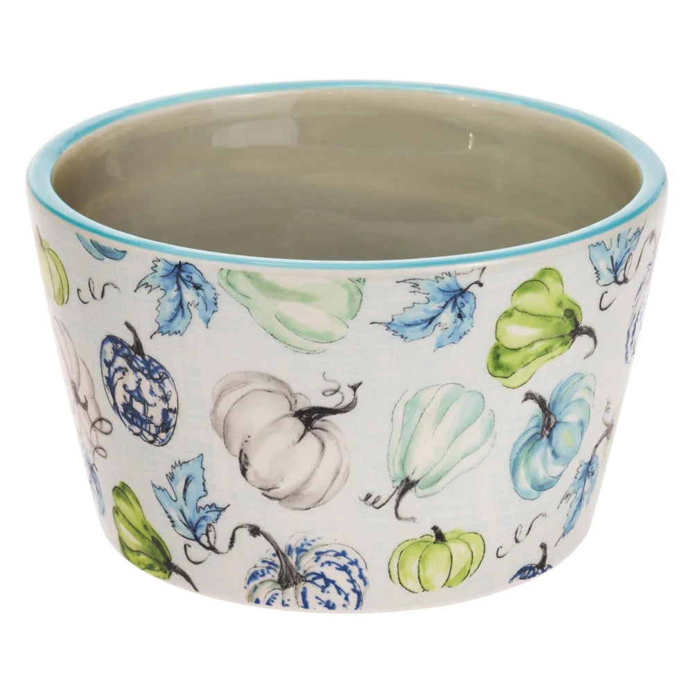Chinoiserie Pumpkins Bowl and Spreader Set