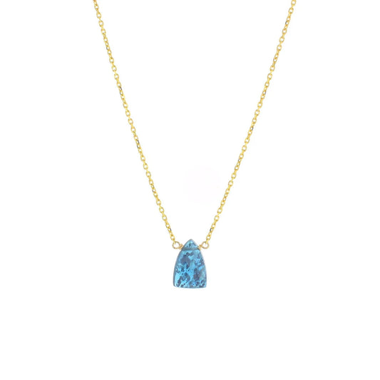 Lotus Jewelry Studio Gold Mila Necklace With Kyanite