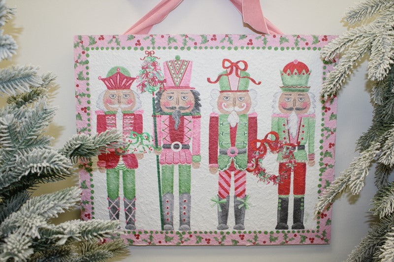 Textured Paper Wall Decor- Nutcracker Quartet