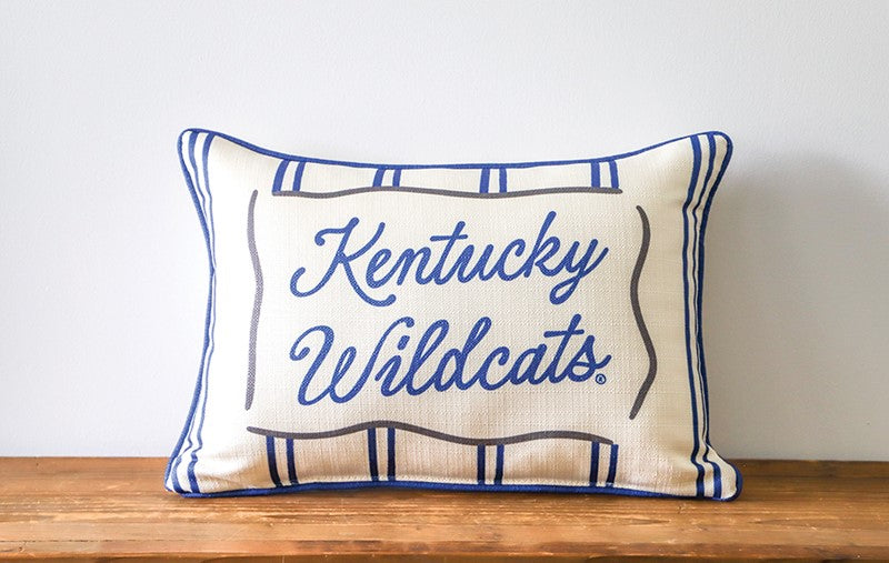 Kentucky Wildcats Collegiate Stripe Pillow