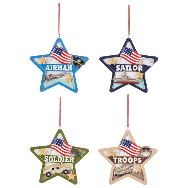 Star Military Ornaments