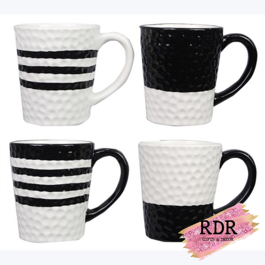 Ceramic Black & White Mug