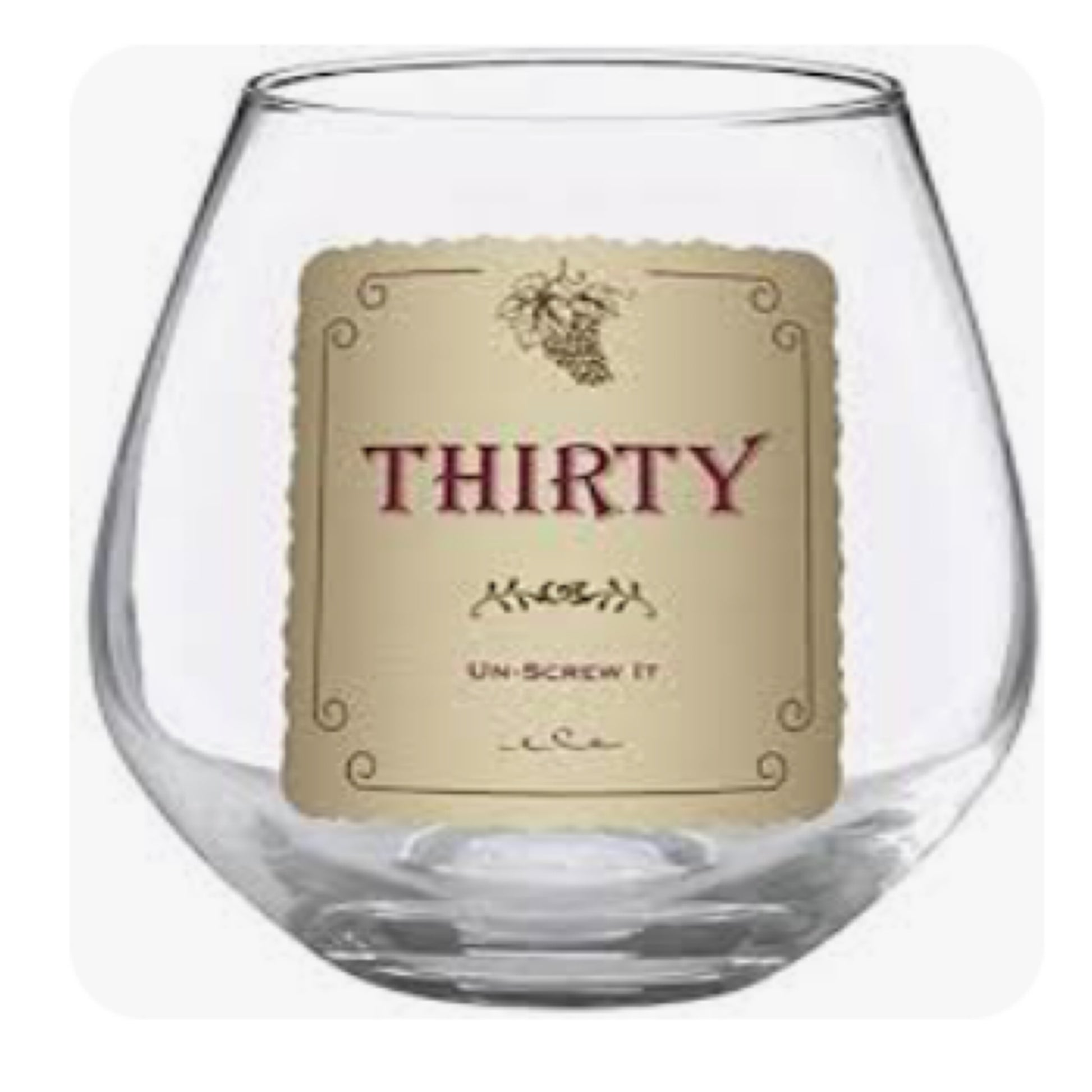 Thirty Wine Glass