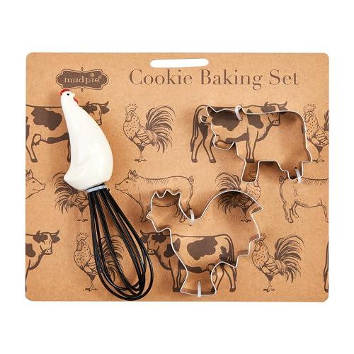 Mud Pie Farm Animal Baking Set