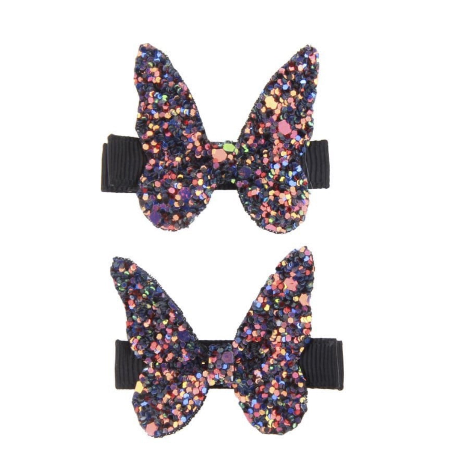 Rock Star Butterfly Hair Clip Blue