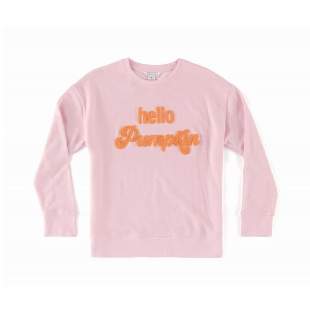 Shiraleah Blush Hello Pumpkin Sweatshirt