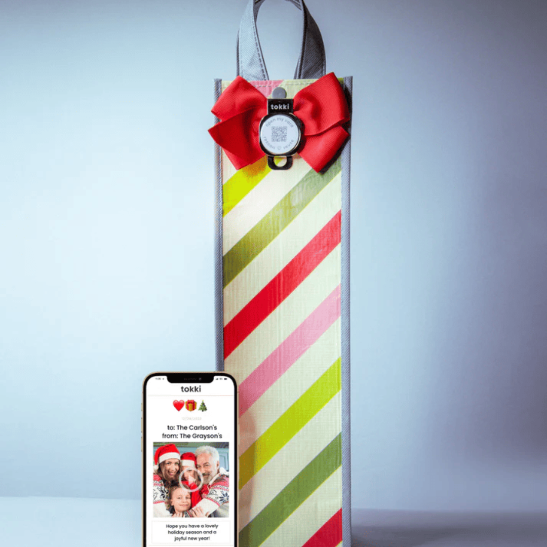 Wine Bottle QR Card + Gift Bag