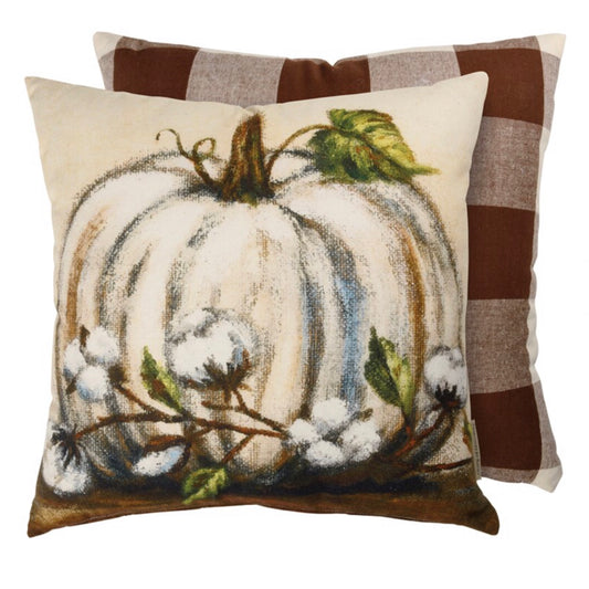 Cream Pumpkin Pillow