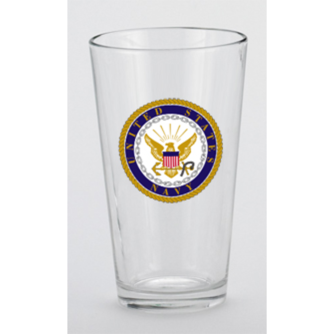 Military Drinking Glass- 16oz