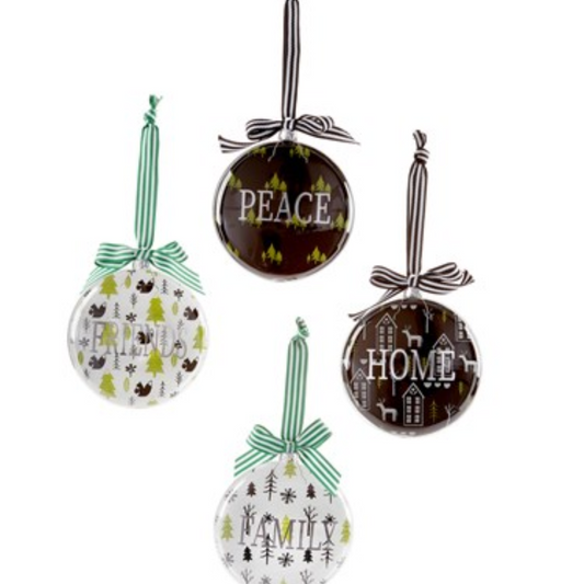 Double Sided Disc Ornament