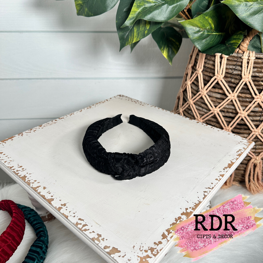 Velvet Knotted Headband