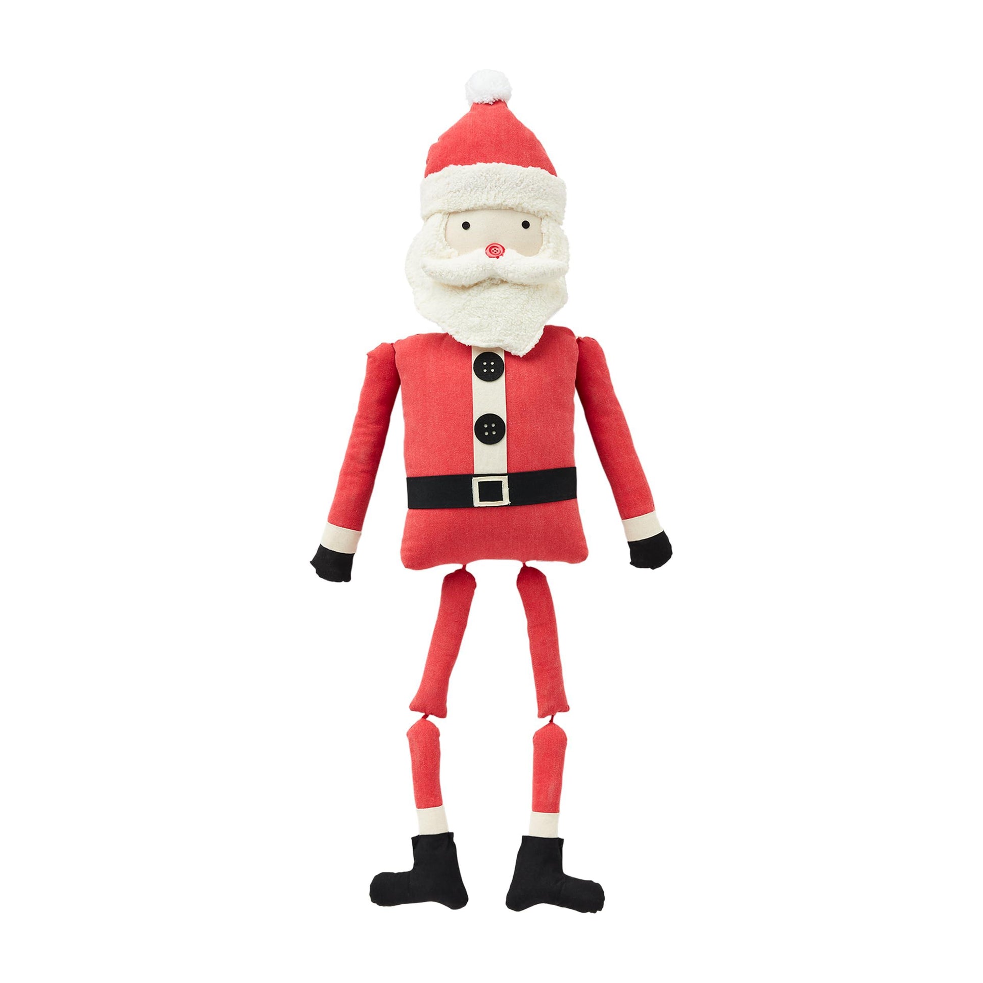 Mud Pie Stuffed Santa Table Sitters
