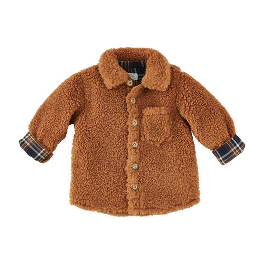 Mud Pie Children Sherpa Shacket