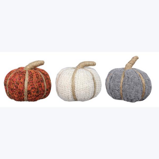 Knit Fall Pumpkins