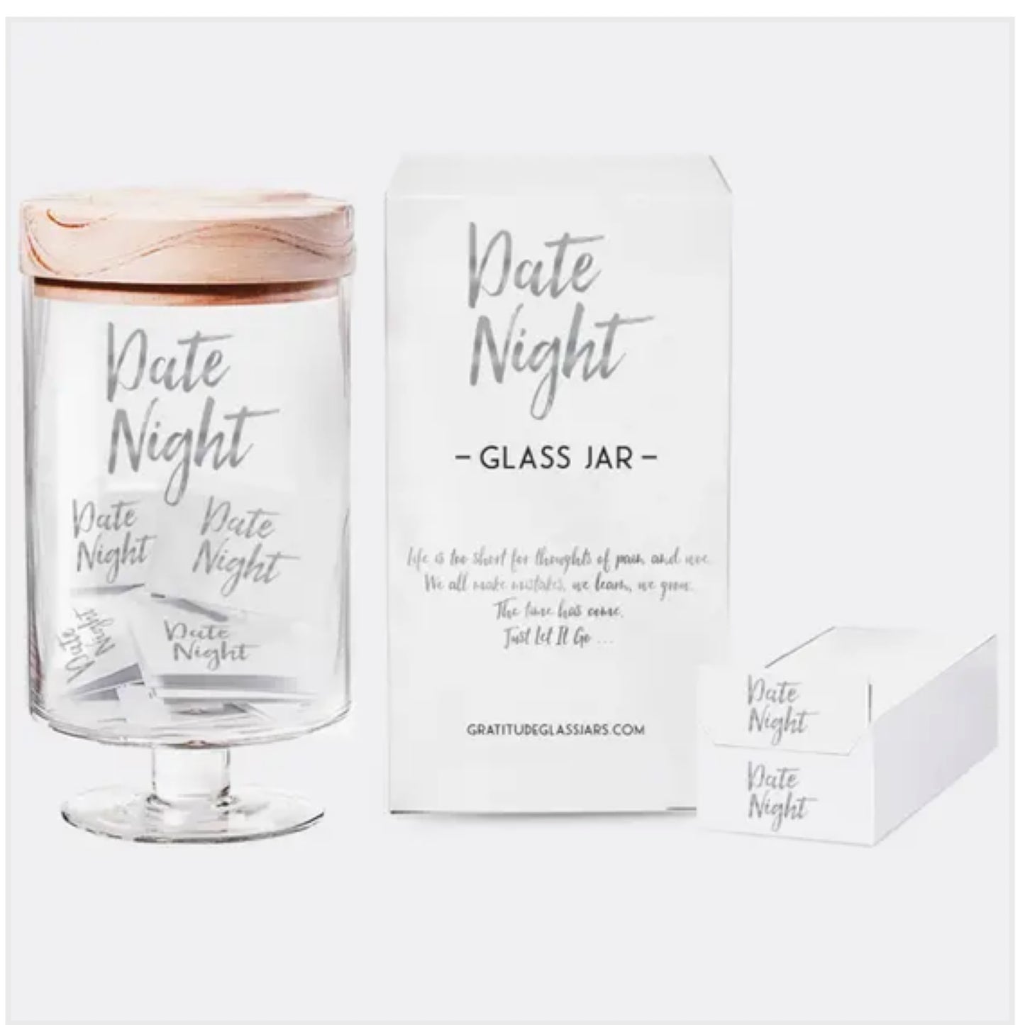 Date Night Gratitude Glass Jar
