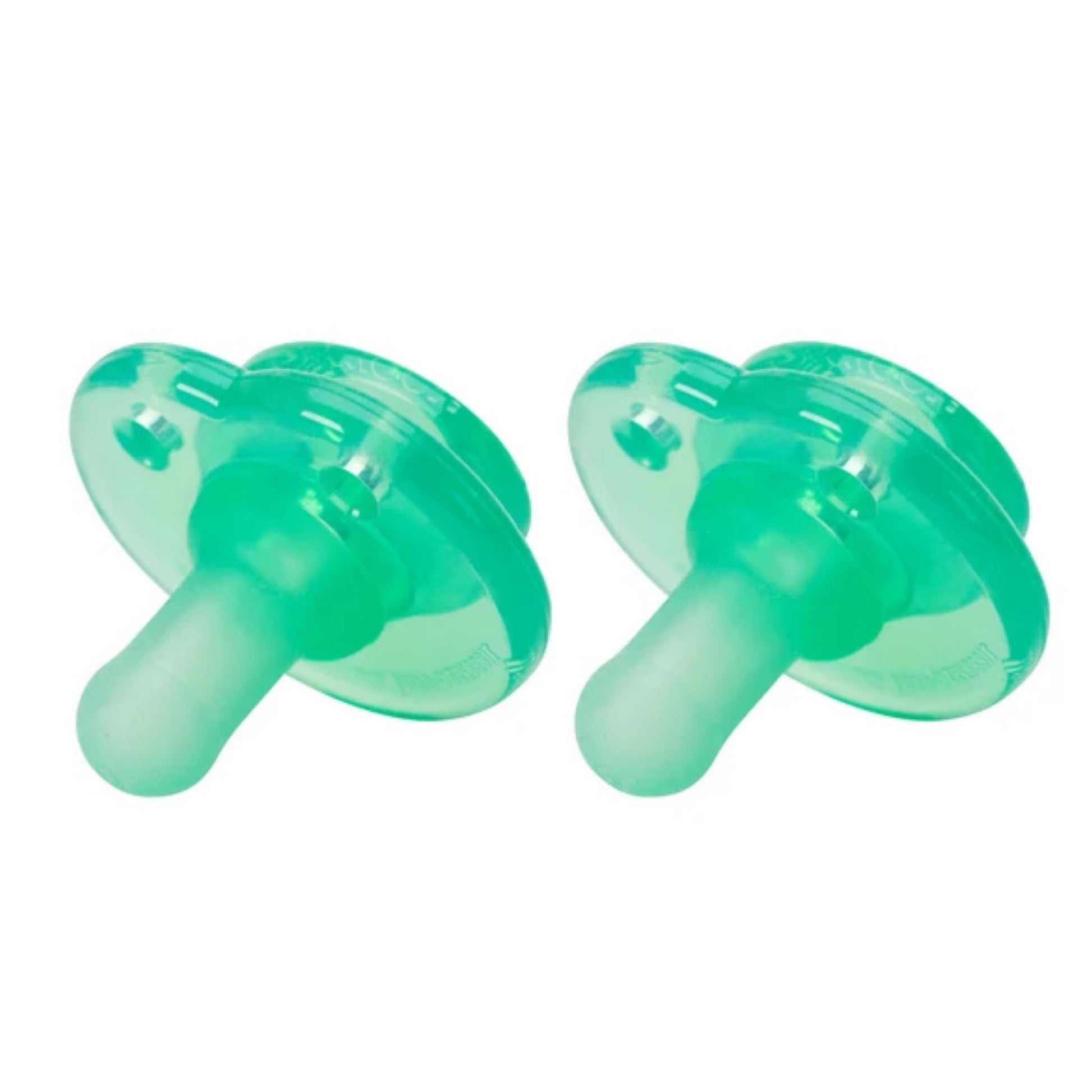 Nookums 2 Pack Green Pacifiers