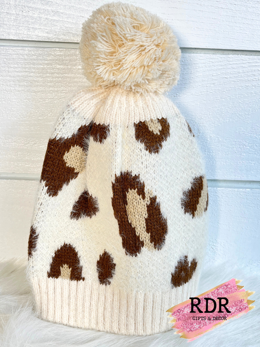 Soft Eyelash Beanie With Fun Prints