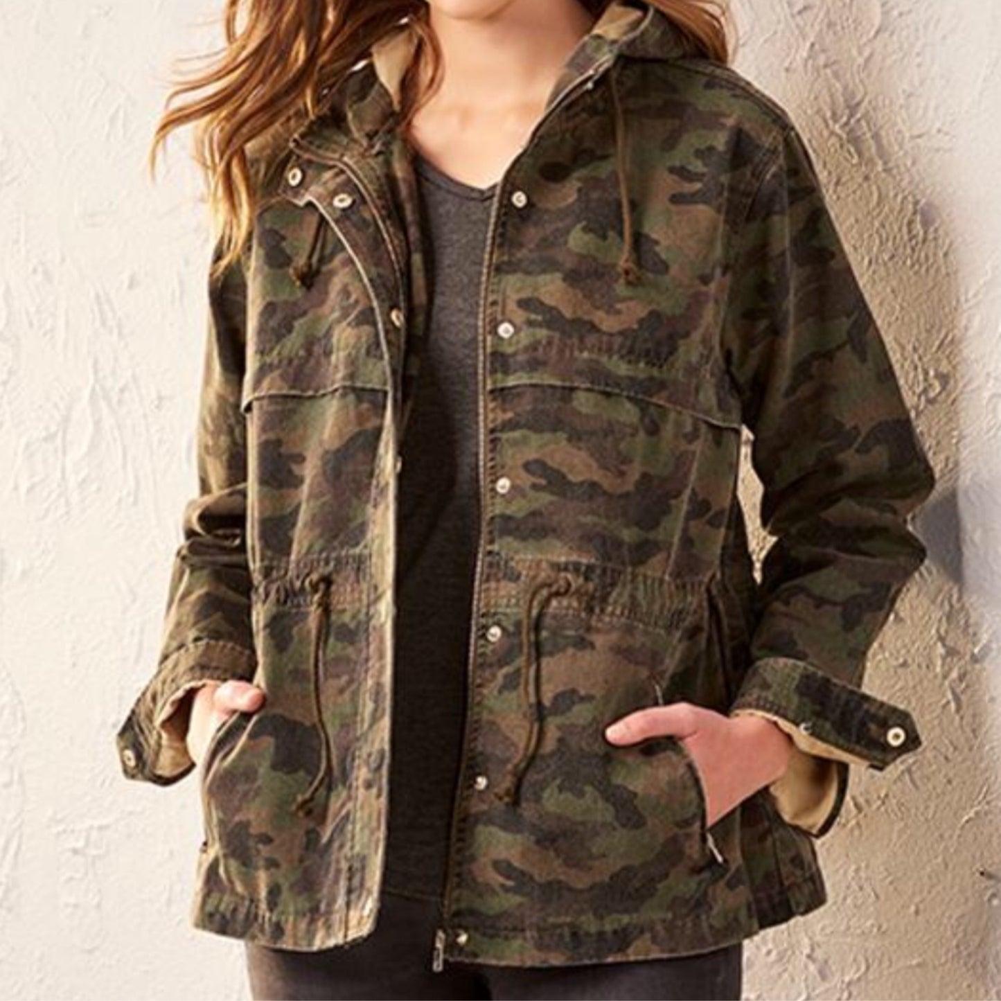 Charlie Paige Camo Anorak Jacket