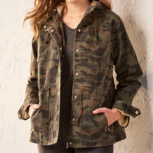 Charlie Paige Camo Anorak Jacket