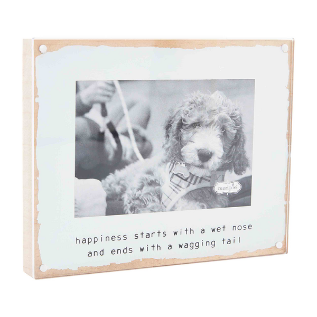 Mud Pie Acrylic Dog Frame